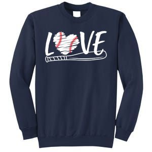 Baseball Love Heart Summer Sport Sweatshirt