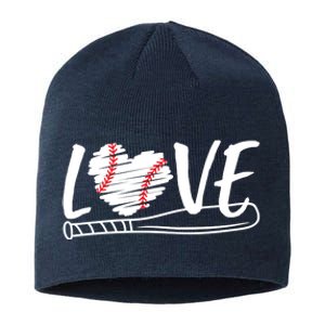 Baseball Love Heart Summer Sport Sustainable Beanie