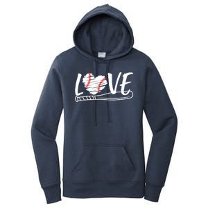 Baseball Love Heart Summer Sport Women's Pullover Hoodie