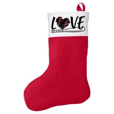 Baseball Love Heart Summer Sport Felt Holiday Christmas Stocking