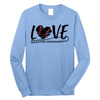 Baseball Love Heart Summer Sport Long Sleeve Shirt