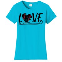 Baseball Love Heart Summer Sport Women's T-Shirt