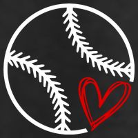 Baseball Lovers Heart Trucker Hat