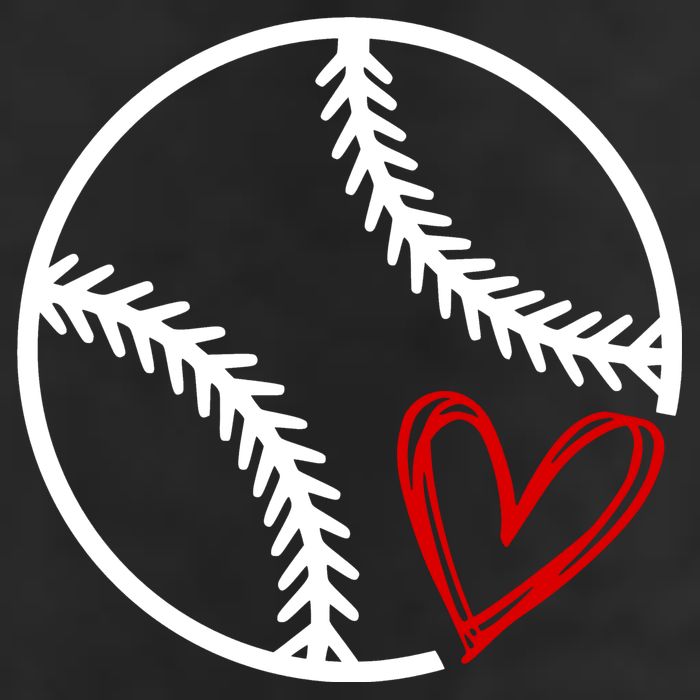 Baseball Lovers Heart Trucker Hat