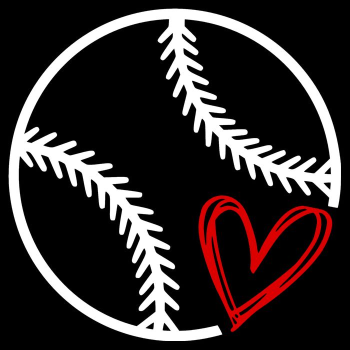Baseball Lovers Heart Visor
