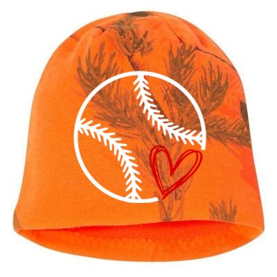 Baseball Lovers Heart Kati - Camo Knit Beanie