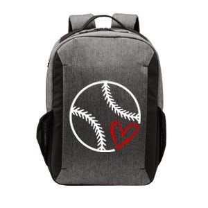 Baseball Lovers Heart Vector Backpack