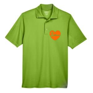 Baltimore Love Heart Support Tribute Men's Origin Performance Pique Polo