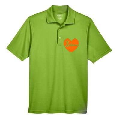 Baltimore Love Heart Support Tribute Men's Origin Performance Piqué Polo