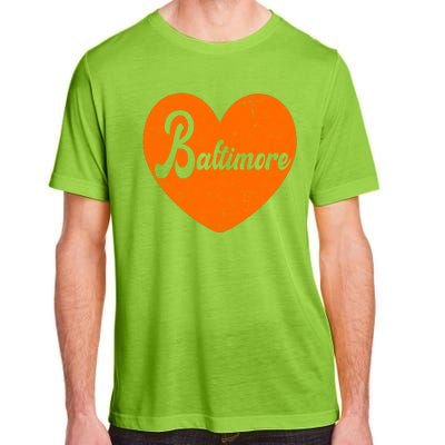 Baltimore Love Heart Support Tribute Adult ChromaSoft Performance T-Shirt