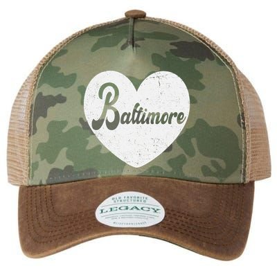 Baltimore Love Heart Support Tribute Legacy Tie Dye Trucker Hat