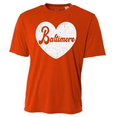 Baltimore Love Heart Support Tribute Cooling Performance Crew T-Shirt