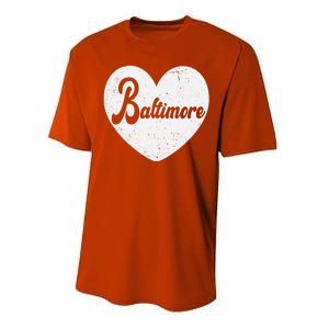 Baltimore Love Heart Support Tribute Performance Sprint T-Shirt