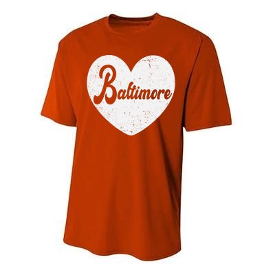 Baltimore Love Heart Support Tribute Performance Sprint T-Shirt