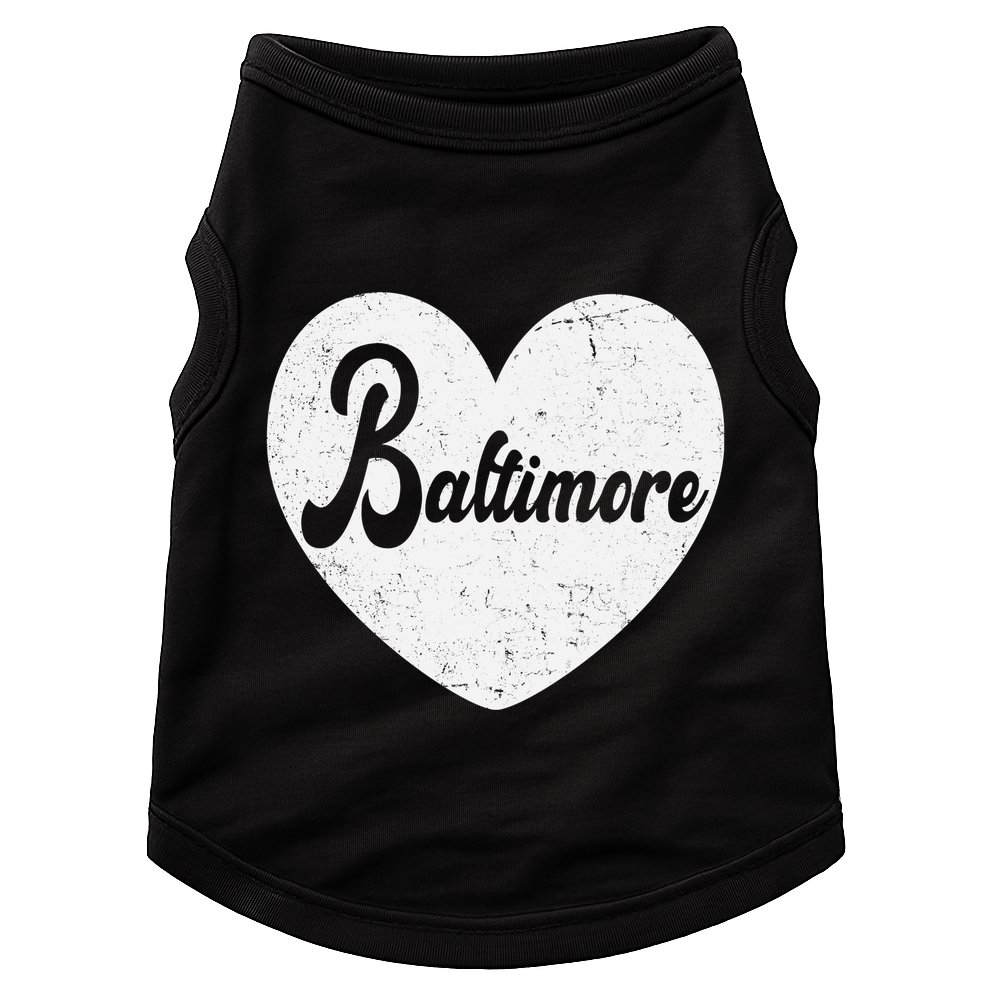 Baltimore Love Heart Support Tribute Doggie Tank