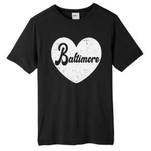 Baltimore Love Heart Support Tribute Tall Fusion ChromaSoft Performance T-Shirt