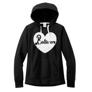 Baltimore Love Heart Support Tribute Women's Fleece Hoodie