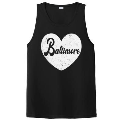 Baltimore Love Heart Support Tribute PosiCharge Competitor Tank