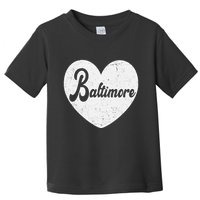 Baltimore Love Heart Support Tribute Toddler T-Shirt