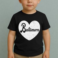 Baltimore Love Heart Support Tribute Toddler T-Shirt