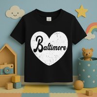 Baltimore Love Heart Support Tribute Toddler T-Shirt