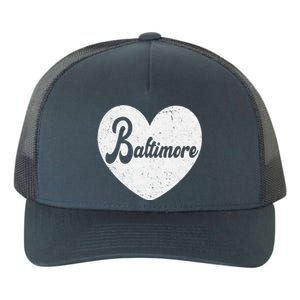 Baltimore Love Heart Support Tribute Yupoong Adult 5-Panel Trucker Hat