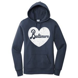 Baltimore Love Heart Support Tribute Women's Pullover Hoodie