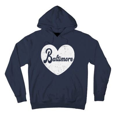 Baltimore Love Heart Support Tribute Tall Hoodie