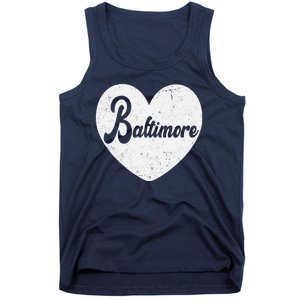 Baltimore Love Heart Support Tribute Tank Top