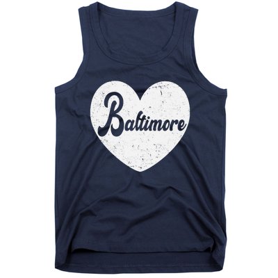 Baltimore Love Heart Support Tribute Tank Top