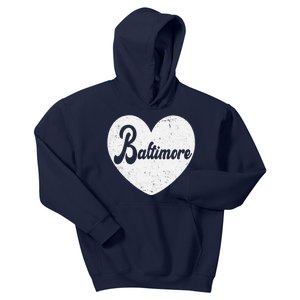 Baltimore Love Heart Support Tribute Kids Hoodie