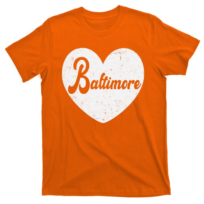 Baltimore Love Heart Support Tribute T-Shirt