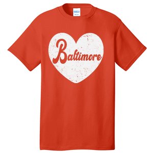 Baltimore Love Heart Support Tribute Tall T-Shirt