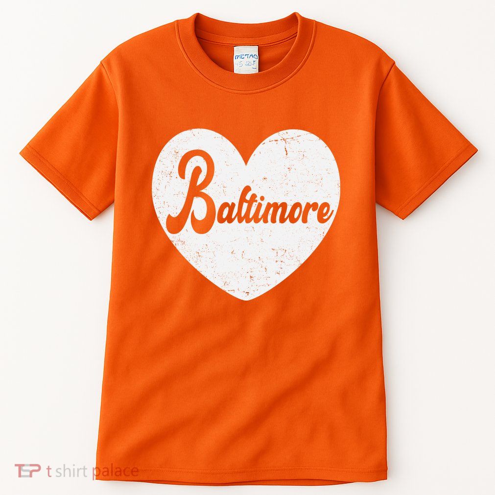 Baltimore Love Heart Support Tribute Tall T-Shirt