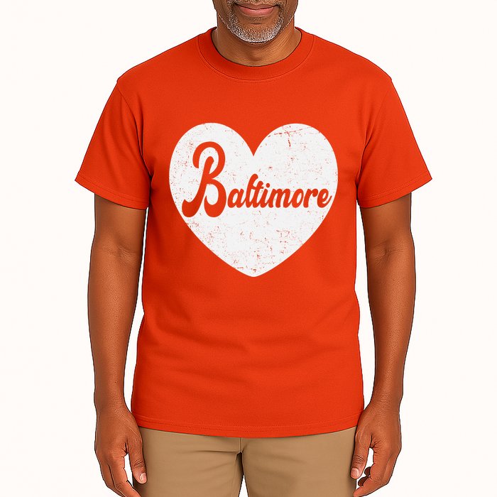 Baltimore Love Heart Support Tribute Tall T-Shirt