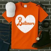 Baltimore Love Heart Support Tribute Tall T-Shirt