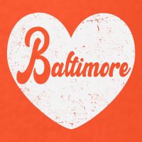 Baltimore Love Heart Support Tribute Tall T-Shirt