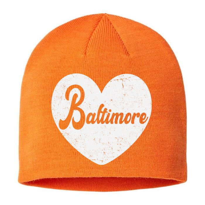 Baltimore Love Heart Support Tribute Sustainable Beanie