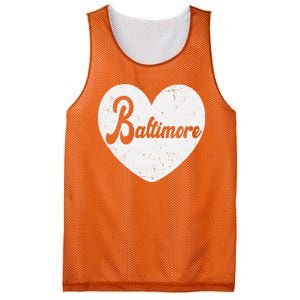 Baltimore Love Heart Support Tribute Mesh Reversible Basketball Jersey Tank