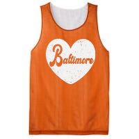 Baltimore Love Heart Support Tribute Mesh Reversible Basketball Jersey Tank