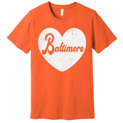 Baltimore Love Heart Support Tribute Premium T-Shirt