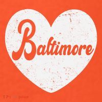 Baltimore Love Heart Support Tribute Premium T-Shirt