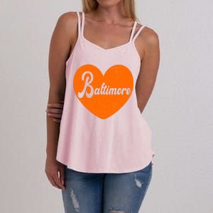 Baltimore Love Heart Support Tribute Women's Strappy Tank