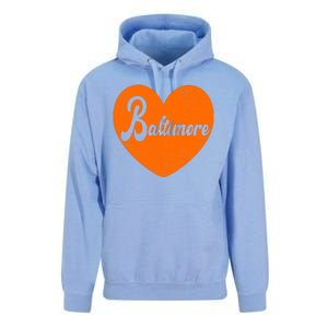 Baltimore Love Heart Support Tribute Unisex Surf Hoodie