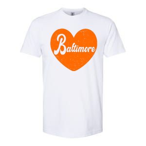 Baltimore Love Heart Support Tribute Softstyle CVC T-Shirt