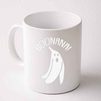 Boonana Lazy Halloween Costume Funny Ghost Banana Pun Coffee Mug