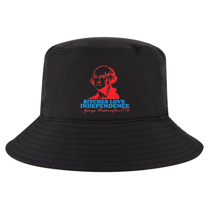 Bitches Love Independence Thomas Jefferson Cool Comfort Performance Bucket Hat
