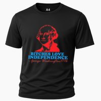 Bitches Love Independence Thomas Jefferson Cooling Performance Crew T-Shirt