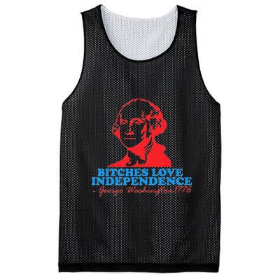 Bitches Love Independence Thomas Jefferson Mesh Reversible Basketball Jersey Tank