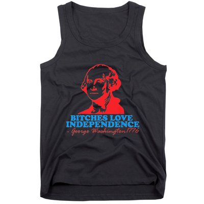 Bitches Love Independence Thomas Jefferson Tank Top